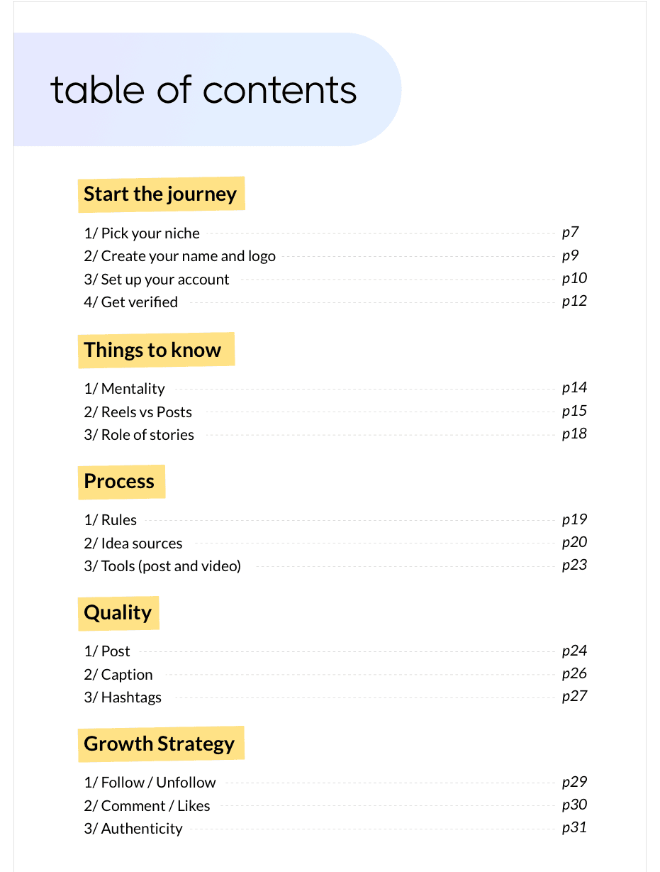 Instagram Growth Playbook Slide 1